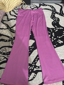 Purple Bell Bottom Pants HnM small size
