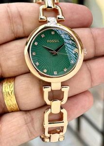 Rose Gold Fossil Watch