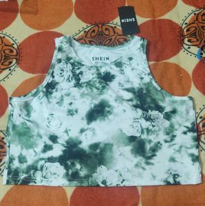 crop top with back cut for Women