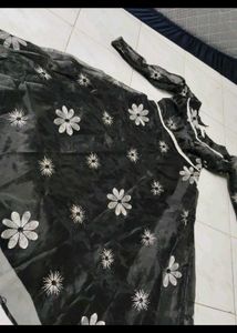 Elegant Black Ethnic Gown