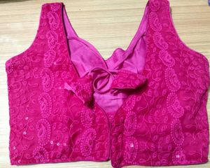 Sequined Padded Readymade Blouse