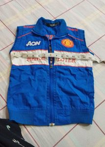 Manchester United Sleeveless Jacket for Boys