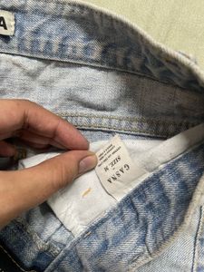 Distressed Denim Shorts