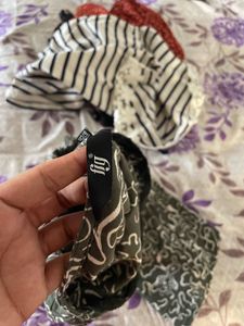 Stylish Olive Green Abstract Print Top