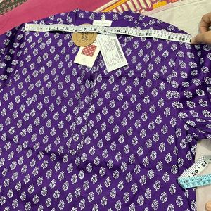 Block print Short Kurta