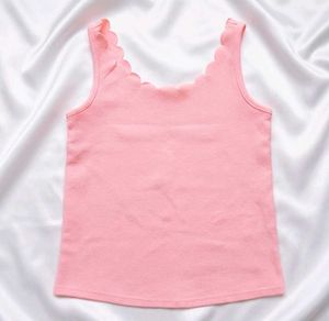 🩷 Pink Scallop Neck Tank Top 🩷