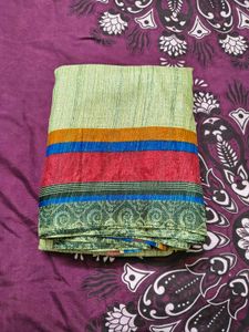 Elegant Striped Saree