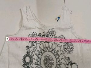 One piece dress, Off White Colour