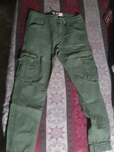 Cargo Olive Green Color 32 Size