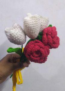 Combo Of Crochet Flowers