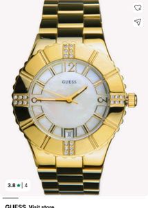 Elegant Gold Guess Watch