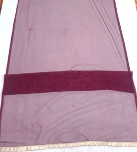 Dupatta &amp; stool net Rose design/fancy/Unique