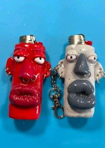 Quirky Piercing Face Lighter Case | Fancy Cover