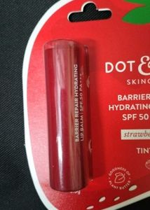 Dot &amp; Key Tinted Lip Balm - Strawberry Red