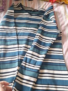 Striped Long Sleeve Dress