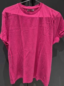 Vibrant Pink Unisex Zara T-Shirt
