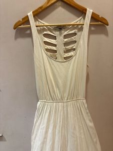 Bershka Cut-Out Back Mini Dress