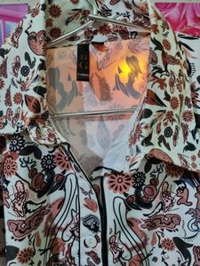 New  trending Floral Print Shirt Women