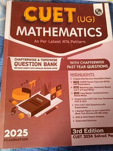 Books > Exam Prep | CUET Mathematics Textbook - 2025 Edition | Freeup