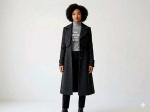 Women's long dress coat