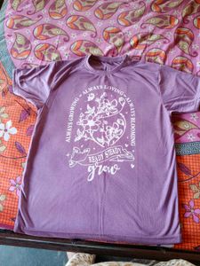 Purple Graphic T-Shirt