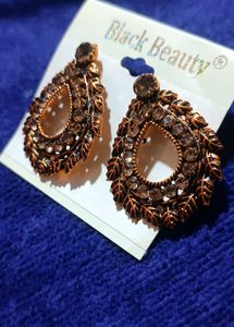 Exquisite Leaf Design Earrings