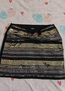 Sequin Mini Skirt