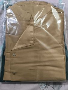 Elegant Golden khadi Silk Kurta Set for Men