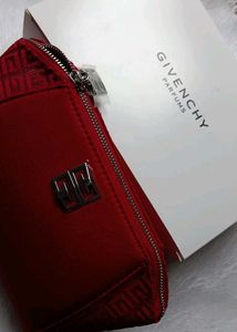Red Givenchy Cosmetic Pouch ♥️💕
