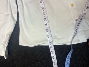 US Polo Assn White Button-Up Shirt