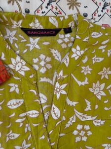 Green Ethnic Kurta