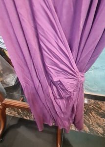 Zara Purple wrap dress