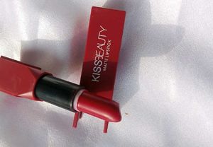 Kiss Beauty  red Matte Lipstick combo