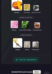 Mangotini 🥭🥭gulf orchid perfume sample