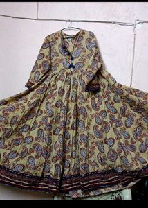 Floor Length Gown And Full Gher
