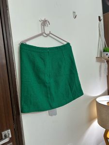 Green Woolen skirt