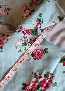 Blue Floral Top Size XL-XXL