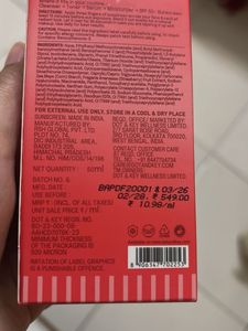 Dot &amp; Key Strawberry Dew Tinted Sunscreen SPF 50+
