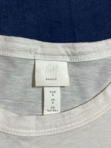 H&amp;M Classic White Crew Neck T-Shirt