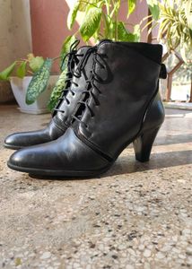 Victorian Era Style Black Boots