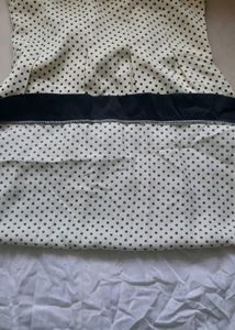 Smart polka dots casual summer dress for girls