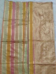 Beautiful Striped Saree with Embellishments