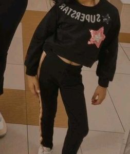 Girls Superstar Sweatshirt &amp; Pants Set