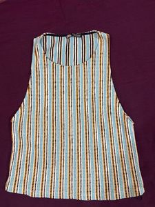 Striped Sleeveless Tank Top