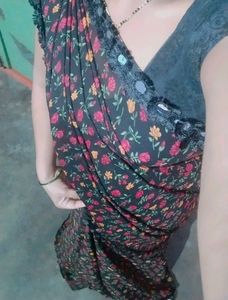 Floral Printed Saree