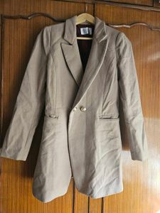 Tweed Long Coat For Girls