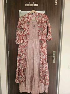 Boho Floral Print Kurta Set XL
