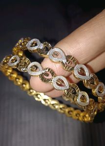 Exquisite Gold &amp; Silver Tone Bracelet