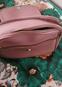Pink Crossbody Bag 2 and 1 cluch soudi arabiya