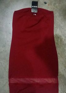 Chic Red Bodycon Mini Dress